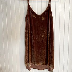 Malibu Road Velvet Mini Dress